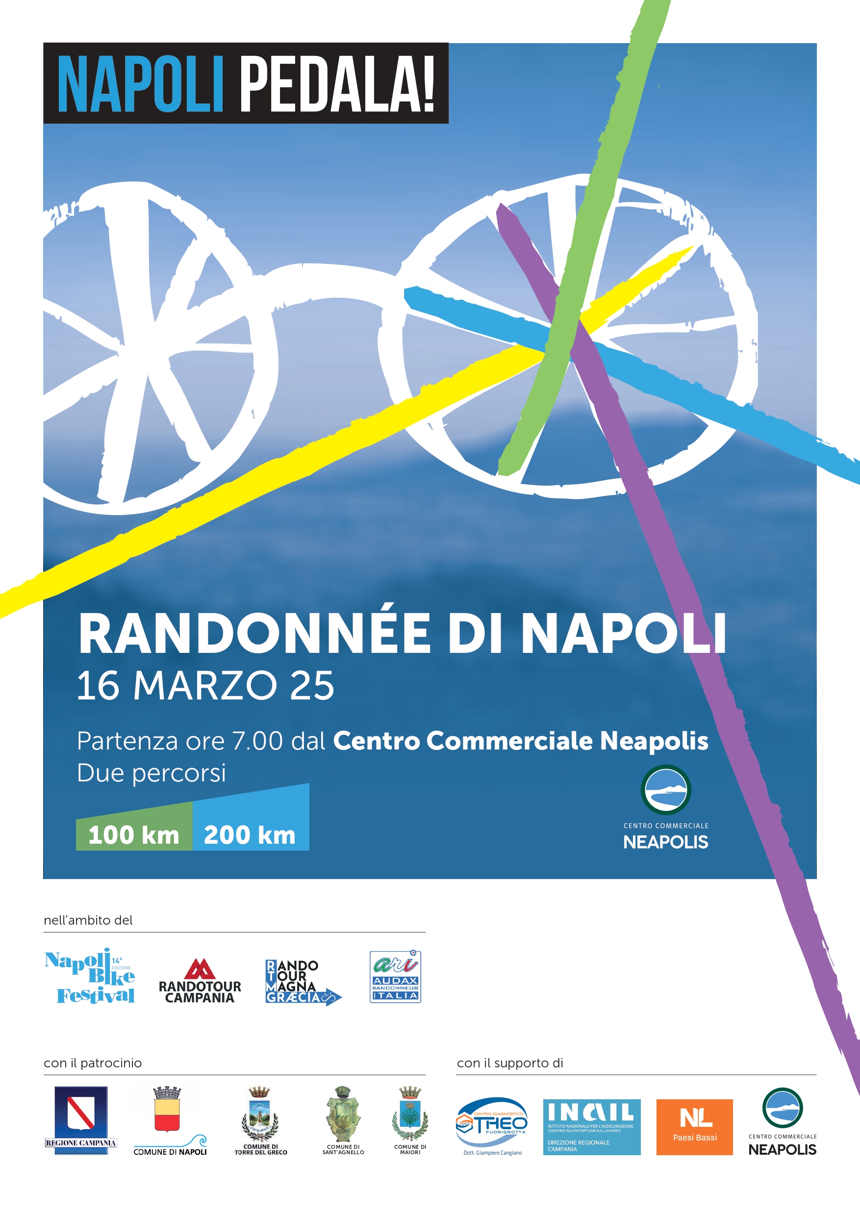 16 Marzo 2025: ritorna la Randonnée di Napoli per la sesta edizione!